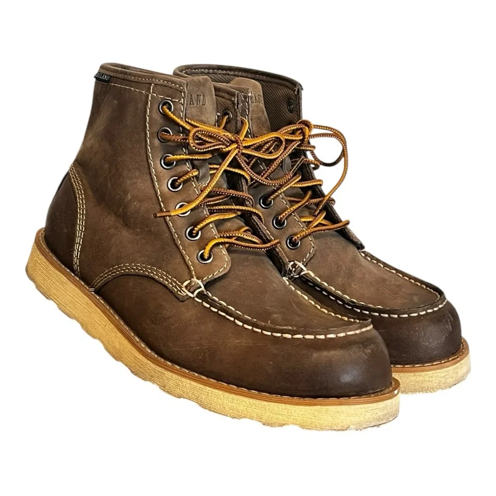 Eastland | Loomis Work Ankle Boot Gray Leather US Men's‎ 8M